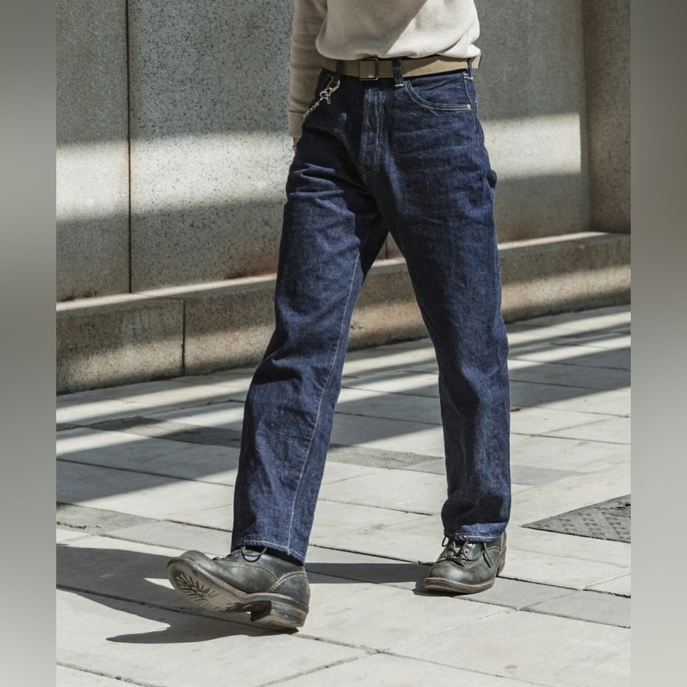 Bronson Mfg.Co. Lot 44801 1944 WWII Version Selvedge Denim Jeans W32 100% Cotton